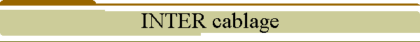 INTER cablage