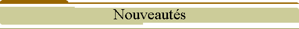 Nouveauts